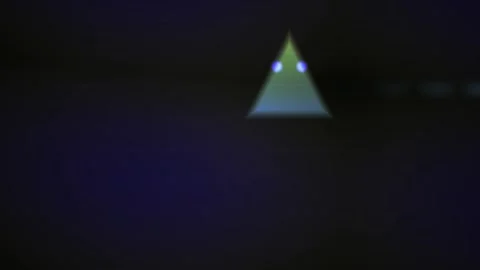 Triangle shape with blue light on dark background. 動画素材 337495482