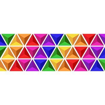 Triangle shape change color design background vector Stock Illustration