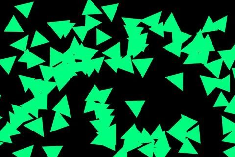 Triangle shape color particle CG background wallpaper Stock Illustration