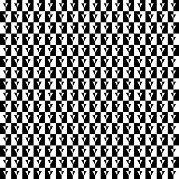 Triangle Shape in Contrast Color, Black White Stockillustratie