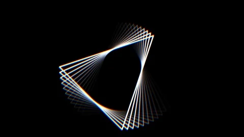 Triangle shape frame rotating seamless loop for logo animation background New Stock Footage 112054438
