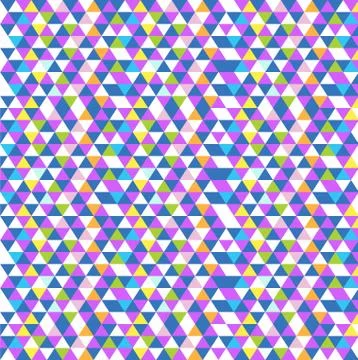 Triangle shape multicolor pattern background Stock Illustration