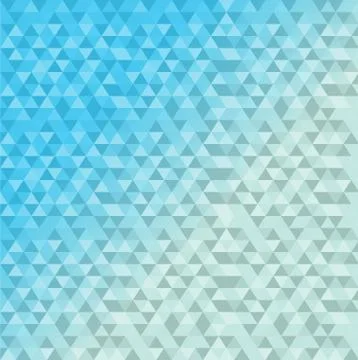 Triangle shape pattern blue background Stock Illustration