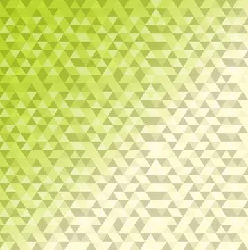 Triangle shape pattern green background Illustrazione stock