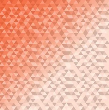 Triangle shape pattern red background Stock Illustration