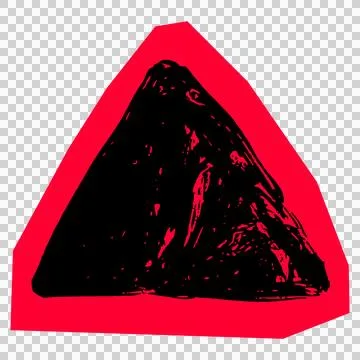 Triangle shape symbol Stock Illustration
