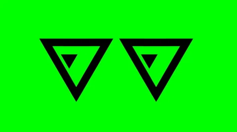 TRIANGLE SHAPED EYES Stock-Footage 1053500