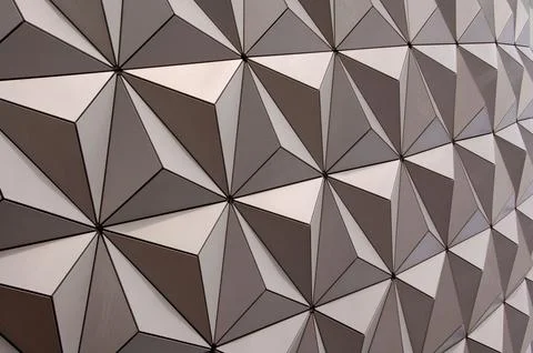 Triangle shaped geometric pattern background Stock Photos