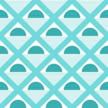 Triangle shaped polka dots seamless pattern background - vector Illustrazione stock