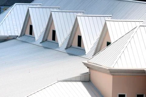 Triangle shaped roofing Stock Photos