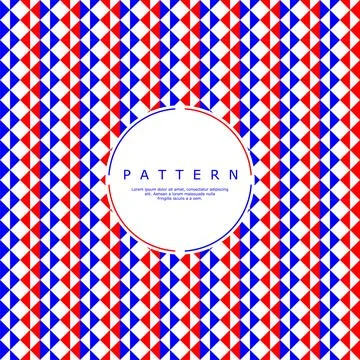 Triangle shapes abstract seamless pattern design. Modern basic shape pattern. Illustrazione stock