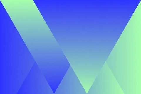 Triangle Shapes and Designs Green Colors Abstract Geometric Background Illustrazione stock