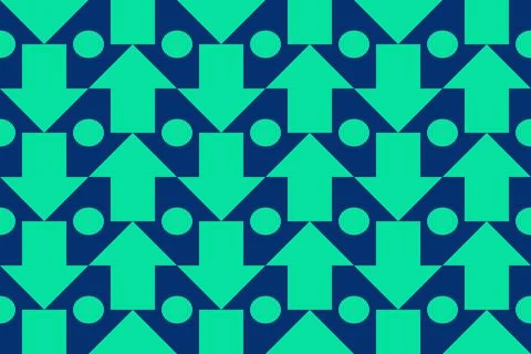 Triangle Shapes and Designs Green Colors Geometric Pattern Geometric Background Stockillustratie