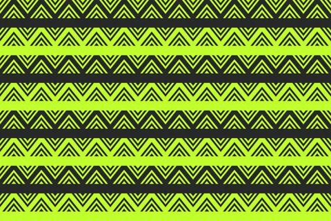 Triangle Shapes and Designs Green Colors Geometric Pattern Geometric Background 库存插图