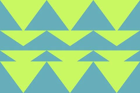 Triangle Shapes and Designs Green Colors Abstract Geometric Background 库存插图