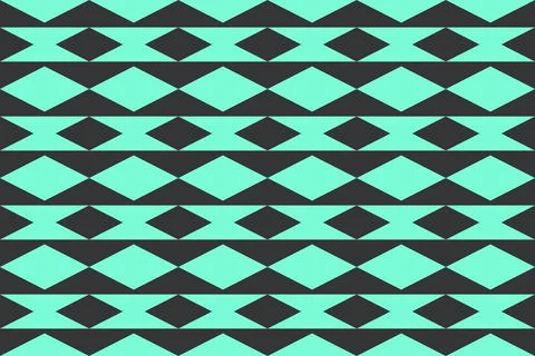 Triangle Shapes and Designs Green Colors Geometric Pattern Geometric Background Stock Illustration