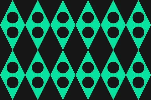 Triangle Shapes and Designs Green Colors Geometric Pattern Geometric Background 스톡 일러스트