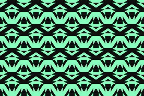Triangle Shapes and Designs Green Colors Geometric Pattern Geometric Background 스톡 일러스트