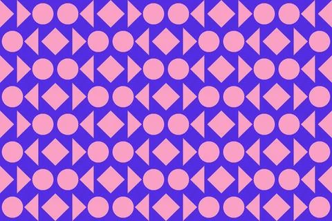 Triangle Shapes and Designs Pink Colors Geometric Pattern Geometric Background Stock Illustration