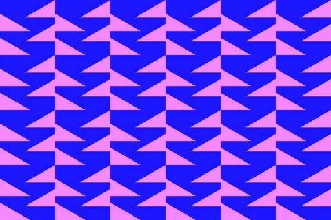Triangle Shapes and Designs Pink Colors Geometric Pattern Geometric Background Stock Illustration