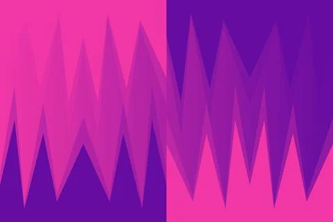 Triangle Shapes and Designs Purple Colors Abstract Geometric Background 库存插图