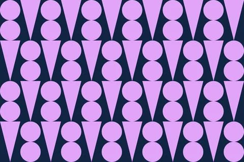Triangle Shapes and Designs Purple Colors Geometric Pattern Geometric Background Stock-Illustration