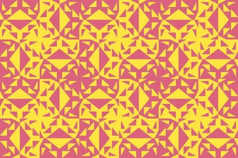Triangle Shapes and Designs Yellow Colors Geometric Pattern Geometric Background Stock Illustration