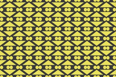 Triangle Shapes and Designs Yellow Colors Geometric Pattern Geometric Background Stockillustratie