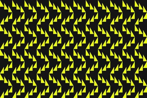 Triangle Shapes and Designs Yellow Colors Geometric Pattern Geometric Background Stockillustratie