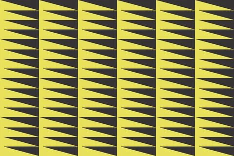Triangle Shapes and Designs Yellow Colors Geometric Pattern Geometric Background Stockillustratie