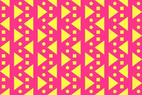 Triangle Shapes and Designs Yellow Colors Geometric Pattern Geometric Background Stockillustratie