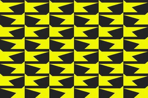 Triangle Shapes and Designs Yellow Colors Geometric Pattern Geometric Background Stock Illustration