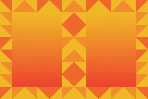 Triangle Shapes Orange Colors Abstract Background Geometric Background Stock Illustration