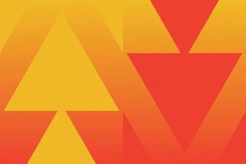 Triangle Shapes Orange Colors Abstract Background Geometric Background Stock Illustration