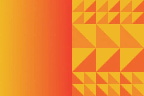 Triangle Shapes Orange Colors Abstract Background Geometric Background Stock Illustration