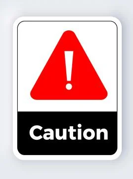 Triangle Sign of Caution Danger Icon Symbol Illustrazione stock