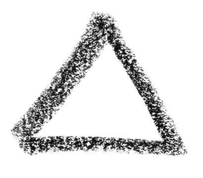 Triangle sketch Stock Illustration