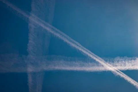 Triangle in the sky Foto stock