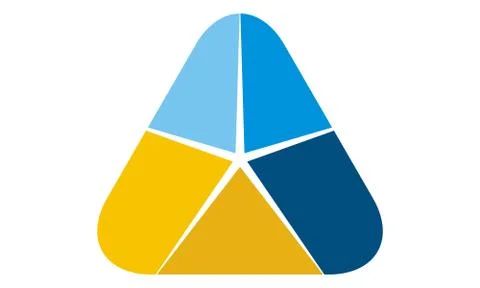 Triangle Solution Template Stock-Illustration