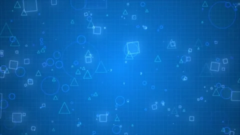 Triangle Square Circle Shapes Stock Footage 316285135