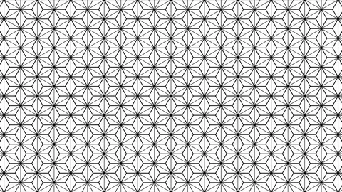 Triangle star grid shrink transition Stock Footage 75444639