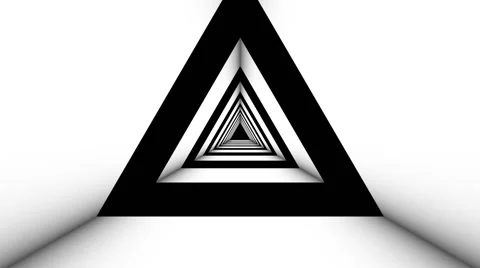 Triangle Stripe Loop Stock Footage 50378441