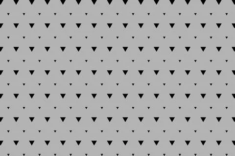 Triangle symbols of different sizes seamless background pattern vector illus Stock Illustration