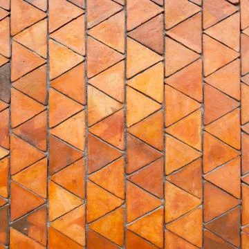 Triangle tile pattern Stock Photos