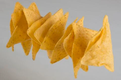 Triangle tortilla chips Stock Photos