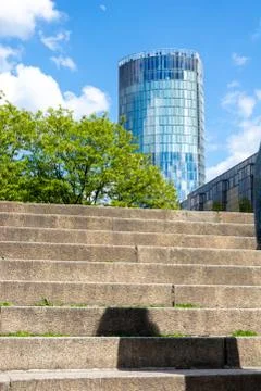 Triangle tower in Cologne Stock Photos