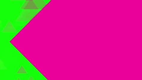 Triangle Transition Set.  Pink Transition, matte channel. Video stock 315744545