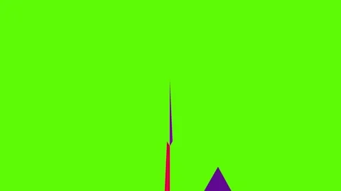 Triangle transitions pack G.S 120 Stock Footage 300836230