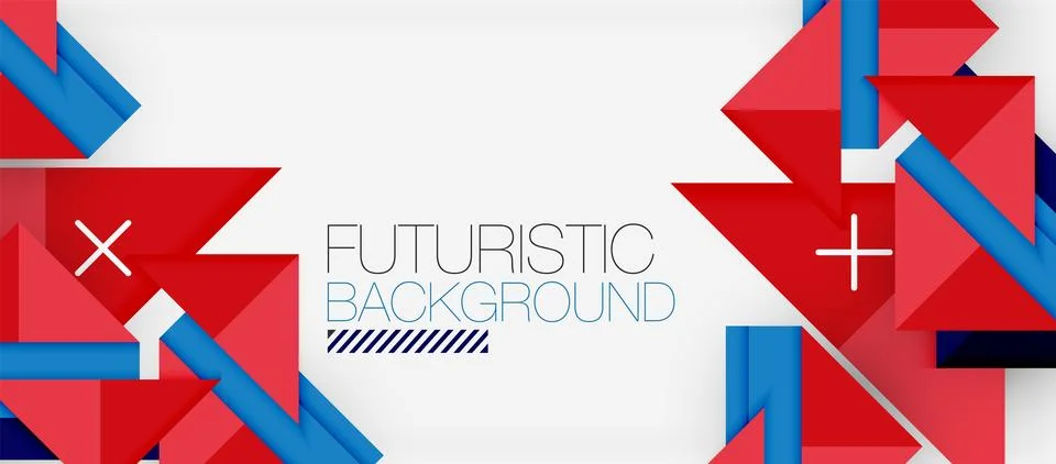 Triangle Vector Background Illustration For Wallpaper, Banner, Background, Card Stock Illustration