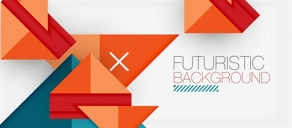 Triangle Vector Background Illustration For Wallpaper, Banner, Background, Card Stock Illustration